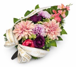 Wiązanka pogrzebowa wieniec na pogrzeb sztuczne kwiaty