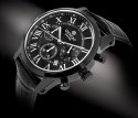 Zegarek Męski Giewont Chronograph Sapphire Czarny GW6260-A3