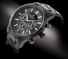 Zegarek Męski Giewont Chronograph Sapphire Czarny GW8510-B2