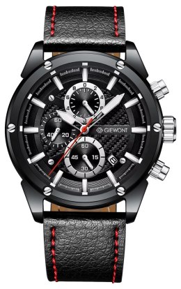 Zegarek Męski Giewont Chronograph Sapphire Czarny GW8810-A1
