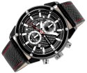 Zegarek Męski Giewont Chronograph Sapphire Czarny GW8810-A1