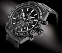 Zegarek Męski Giewont Chronograph Sapphire Czarny GW9580-B2