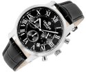 Zegarek Męski Giewont Chronograph Sapphire Srebrno Czarny GW6260-A2