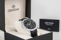 Zegarek Męski Giewont Chronograph Sapphire Srebrno Czarny GW7650-A2