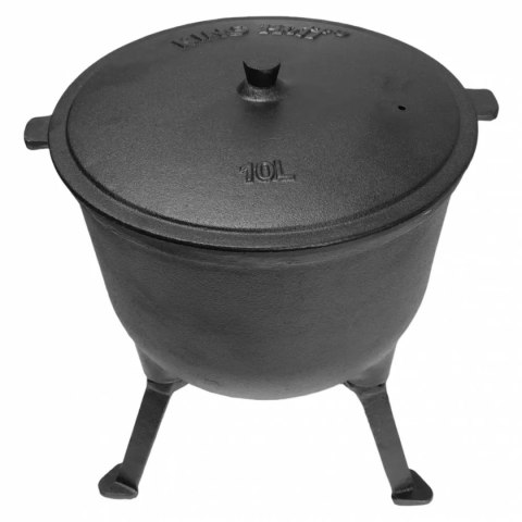 KOCIOŁEK ŻELIWNY GARNEK MYŚLIWSKI EMALIOWANY 10L KINGHOFF KH-2243