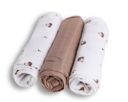 PIELUCHA BAMBUS 3 PAK 70X80