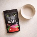 RAFI Karma Mokra Pasztet Dla Kota z Cielęciną 100g - 1 szt. RAFI