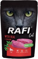 RAFI Karma Mokra Pasztet Dla Kota z Cielęciną 100g x 40 szt. RAFI