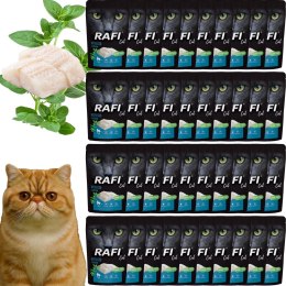 RAFI Karma Mokra Pasztet Dla Kota z Dorszem 100g x 40 szt. RAFI