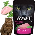 RAFI Karma Mokra Pasztet Dla Kota z Indykiem 100g - 1 szt. RAFI