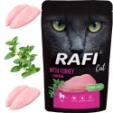 RAFI Karma Mokra Pasztet Dla Kota z Indykiem 100g x 10 szt. RAFI