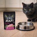 RAFI Karma Mokra Pasztet Dla Kota z Indykiem 100g x 10 szt. RAFI
