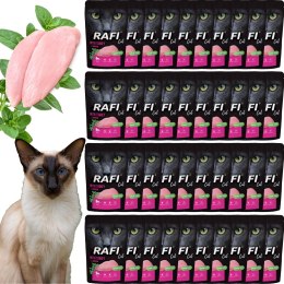 RAFI Karma Mokra Pasztet Dla Kota z Indykiem 100g x 40 szt. RAFI