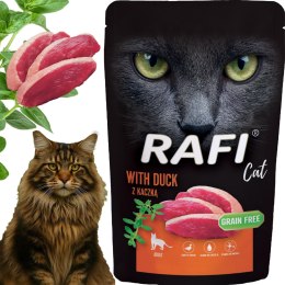 RAFI Karma Mokra Pasztet Dla Kota z Kaczką 100g - 1 szt. RAFI