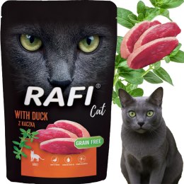 RAFI Karma Mokra Pasztet Dla Kota z Kaczką 100g - 1 szt. RAFI