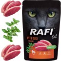 RAFI Karma Mokra Pasztet Dla Kota z Kaczką 100g x 10 szt. RAFI