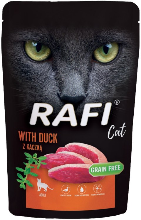 RAFI Karma Mokra Pasztet Dla Kota z Kaczką 100g x 40 szt. RAFI
