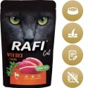RAFI Karma Mokra Pasztet Dla Kota z Kaczką 100g x 40 szt. RAFI