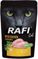 RAFI Karma Mokra Pasztet Dla Kota z Kurczakiem 100g x 10 szt. RAFI