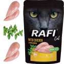 RAFI Karma Mokra Pasztet Dla Kota z Kurczakiem 100g x 40 szt. RAFI