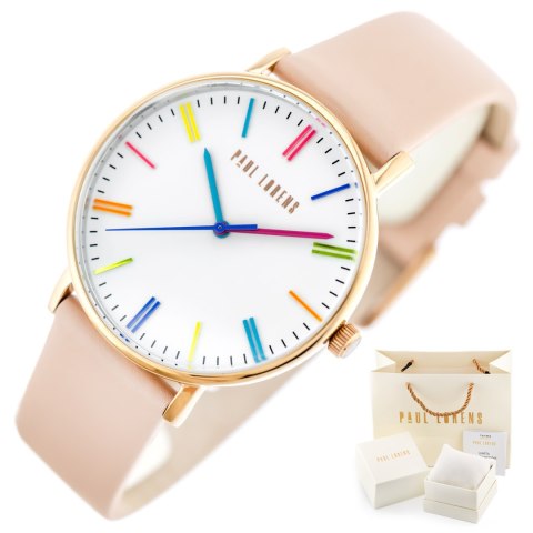 ZEGAREK DAMSKI PAUL LORENS 41mm PL12600A2-3E3 (zg586d) + BOX
