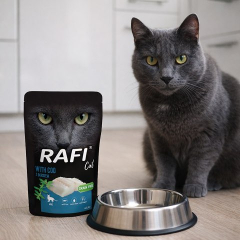 Zestaw RAFI Karma Mokra Pasztet Dla Kotów MIX Smaków 100g x 50 szt. RAFI