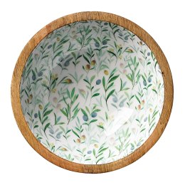 Miska z drewna mango, śred. 20 x 8 cm, oliwki