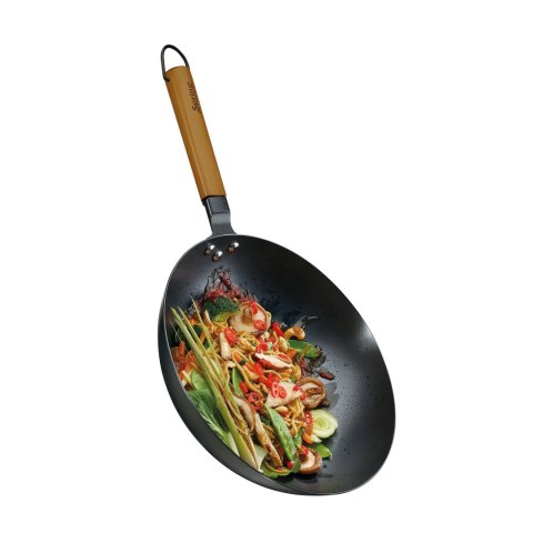 Wok, stal węglowa, śred. 20 cm
