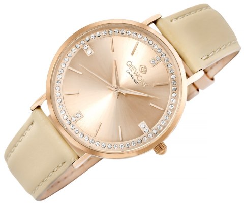 Zegarek Damski Giewont Sapphire Różowe Złoto GW5390-A5