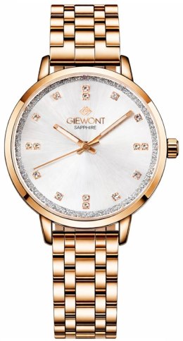 Zegarek Damski Giewont Sapphire Różowe Złoto GW7370-B3