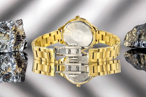 Zegarek Damski Giewont Sapphire Złoto Czarny GW2720-B3