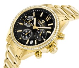 Zegarek Damski Giewont Sapphire Złoto Czarny GW3670-B3