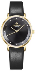 Zegarek Damski Giewont Sapphire Złoto Czarny GW4130-A4
