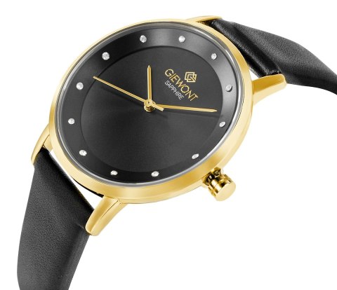 Zegarek Damski Giewont Sapphire Złoto Czarny GW4130-A4