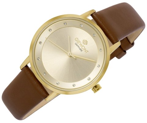 Zegarek Damski Giewont Sapphire Złoty GW4130-A2