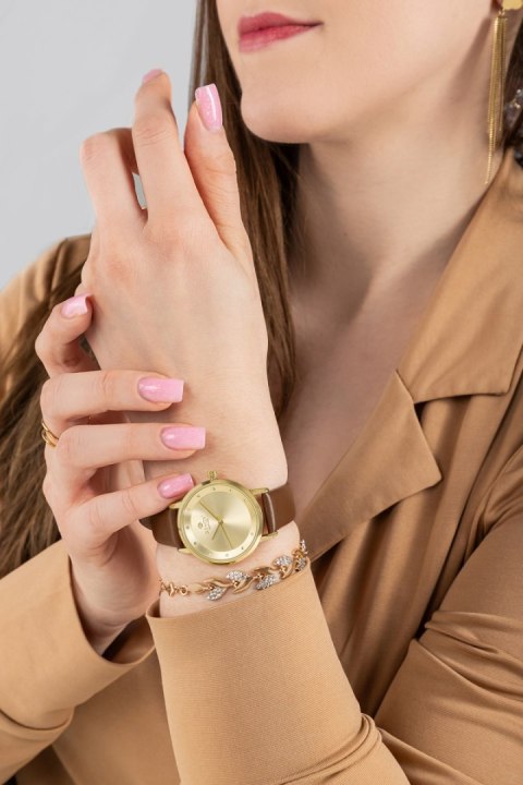 Zegarek Damski Giewont Sapphire Złoty GW4130-A2