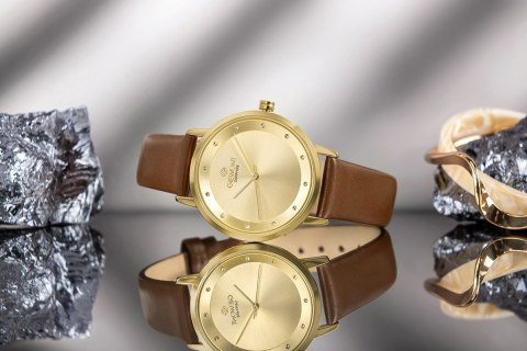 Zegarek Damski Giewont Sapphire Złoty GW4130-A2