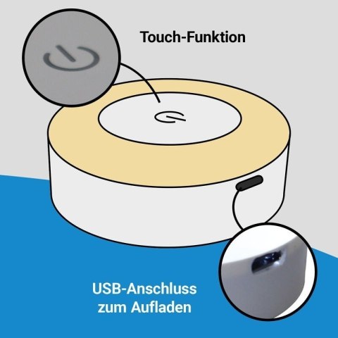 Zestaw 10x Lampka Nocna LED Dotykowa USB - 3 Barwy Światła, Podszafkowa BITUXX