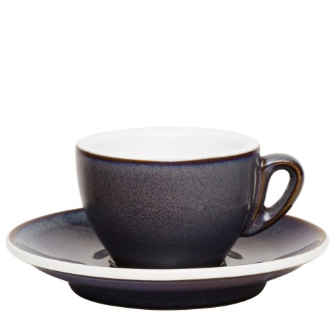Filiżanka do espresso, ze spodkiem, 0,05 l, granatowa