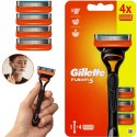 Gillette Fusion5 Maszynka Do Golenia Dla Mężczyzn Plus 4 Ostrza Wymienne Gillette
