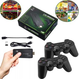 Konsola Do Gier Retro TV Hal Star 2 Pady Bezprzewodowe HDMI 64GB 20000 Gier PAKO