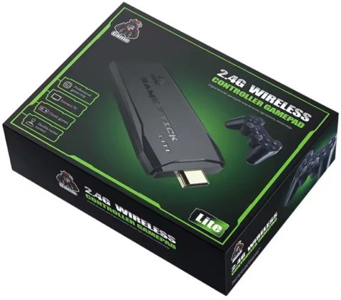 Konsola Do Gier Retro TV Hal Star 2 Pady Bezprzewodowe HDMI 64GB 20000 Gier PAKO