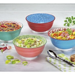 Miseczka, porcelana, śred. 18 cm, 0,85 l, romby