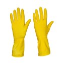RĘKAWICE GOSPODARCZE LATEKSOWE / ŻÓŁTE / IDEALL YELLOW - 12 PAR (M 7-8)