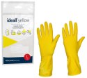 RĘKAWICE GOSPODARCZE LATEKSOWE / ŻÓŁTE / IDEALL YELLOW (L 8-9)