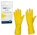 RĘKAWICE GOSPODARCZE LATEKSOWE / ŻÓŁTE / IDEALL YELLOW (L 8-9)
