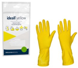 RĘKAWICE GOSPODARCZE LATEKSOWE / ŻÓŁTE / IDEALL YELLOW (M 7-8)