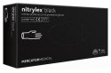 RĘKAWICE NITRYLOWE 100 SZTUK / CZARNE / NITRYLEx BLACK (L 8-9)