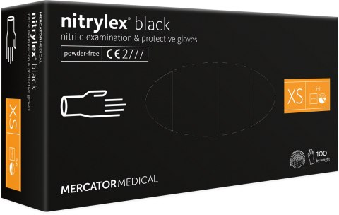 RĘKAWICE NITRYLOWE 100 SZTUK / CZARNE / NITRYLEx BLACK (L 8-9) RĘKAWICE NITRYLOWE 100 SZTUK / CZARNE / NITRYLEx BLACK (L 8-9)