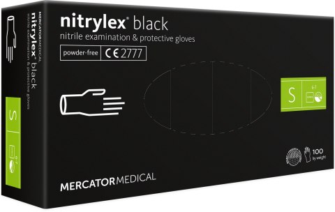 RĘKAWICE NITRYLOWE 100 SZTUK / CZARNE / NITRYLEx BLACK (L 8-9) RĘKAWICE NITRYLOWE 100 SZTUK / CZARNE / NITRYLEx BLACK (L 8-9)
